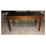Solid walnut occasional table 18x36x20