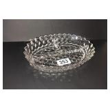 Fostoria American divided oval bowl