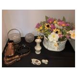 Misc glassware and decor