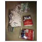 Playing cards and 2 packs of LED star lights