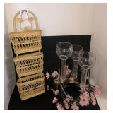 Victoria Lynn 3 tier floating centerpiece 15in