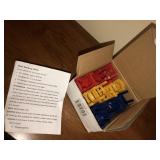 Chair stacking game and center piece vase