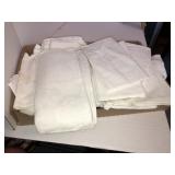 White linen napkins