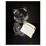 Fenton crystal February bear