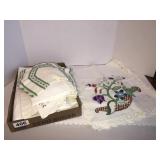Needlpoint linens and other