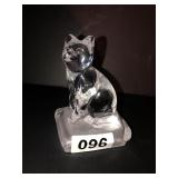 Cristal d' Arques cat figurine
