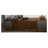 (3 piece) Mid Century Stereo cabinet w/2 speakers