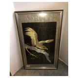 Eagle framed 32x20in