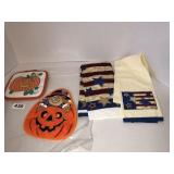 Pot holders and hand towels