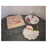 Stanley Christmas tidbit, porcelain Santa head