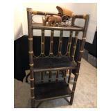 Bamboo 3 tier stand 11x13x38 (not items on it)
