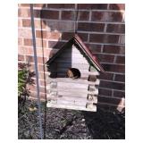 Birdhouse and shepards hook