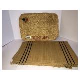 Bermuda straw and other placemats