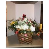 Large double handled basket floral arrangement