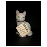 Fenton February Amethyst cat
