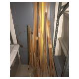 Assorted dowel rods