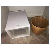 Plastic drawer and basket