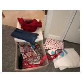 17x12x7.5 Sterlite drawer w/misc fabric pieces
