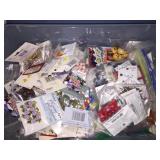 Small tote with misc buttons and other