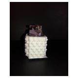 Fenton white hobnail 3in lighter