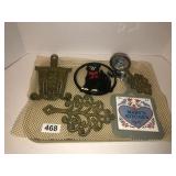 Trivets and Ekco thermometer