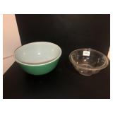 2 Pyrex bowls