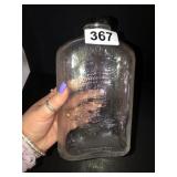 1 quart Water bottle with lid 8.5in tall