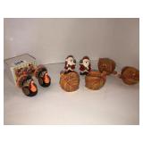 4 pairs of ceramic salt n peppers