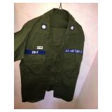 Vietnam war era US Air Force utility shirt w/pants