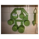 Tupperware measuring cups and spoons