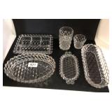 Fostoria American assorted pieces