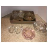 Grapes, leaves and other misc glassware