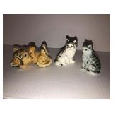 3 Enesco cat figurines