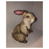 Concrete 12in garden bunny *tail has small chip