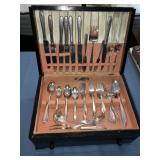 94 pieces of Silver Plate in case