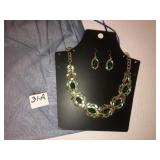 Necklace and earring set