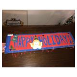 Happy Holidays sign