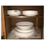 Correlle stoneware cups, plates, bowls- assorted