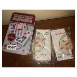 Dominoes and 2 domino turn tables