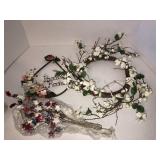 Candle ring, star pick, tote with napkins assorted