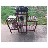 Plant stand with planters