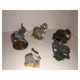 Elephant figurines