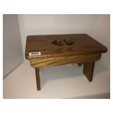 Wooden stool 16x9.5in