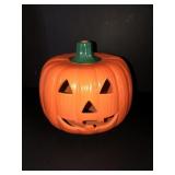 Ceramic 6in Jack O Lantern tealight holder