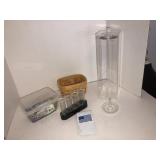 Necklace holder, basket, coin sorter, misc