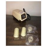 Panasonic electric pencil sharpener, rolls of tape