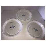 3 Corningware 9in pie plates