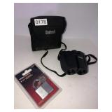 Bushnell 8x25 binoculars and Taskforce padlock