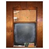 Vintage chalkboard display 22in tall