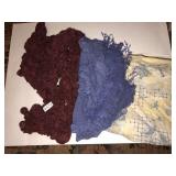 3 scarves